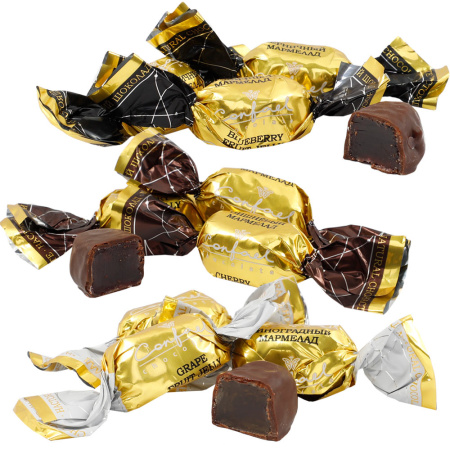 Мармелад в горьком шоколаде набор 95г