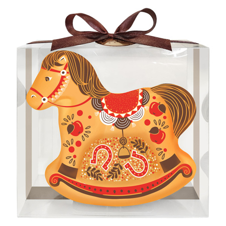 "Лошадка" скульптура шоколад апельсиновый 140г