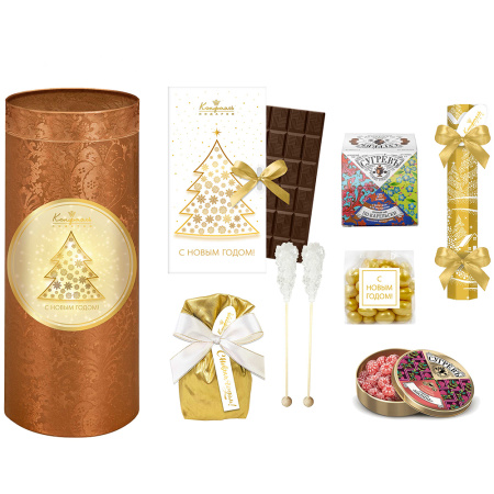 Набор конфет: шоколад, драже, карамель ,чай