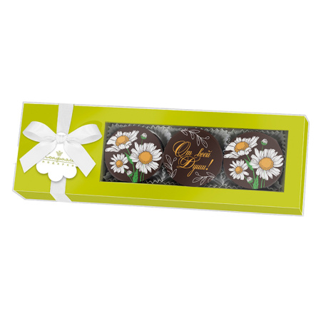 Шоколадное суфле в горьком шоколаде с декором