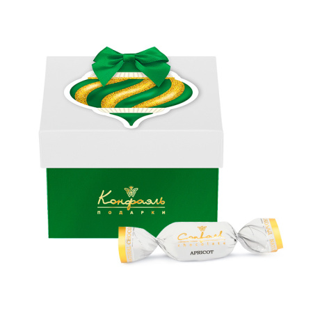 Конфеты глазированные "Сухофрукты" (абрикос) 195г