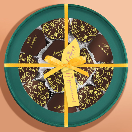 Суфле в горьком шоколаде (лимонное, шоколадное, кофейное) с декором 360г