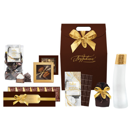 Набор шоколада, конфет суфле-безе, мармелада-суфле