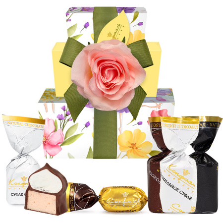 Суфле и безе, суфле, мармелад набор 3х сундучков