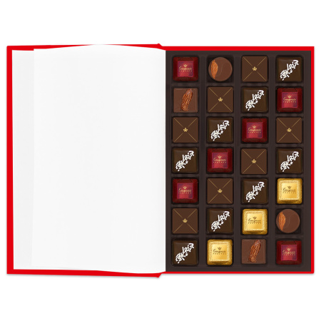 Книга средняя с конфетами ассорти, мягкий грильяж 295г