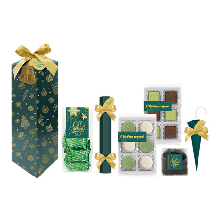 Набор конфет ручной работы, мармелада, чая