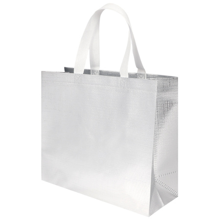 Сумка серебряная 32*12*28 см