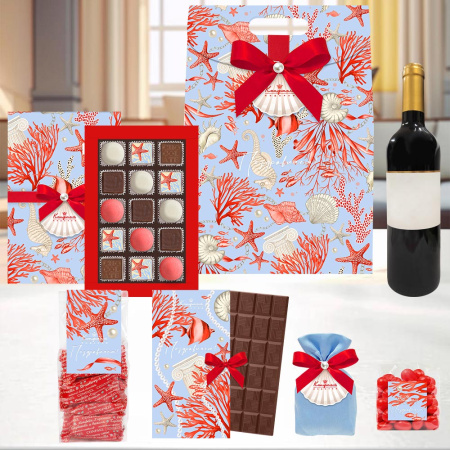 Сумочка большая: шоколад, мармелад, драже, конфеты глазированные  555г