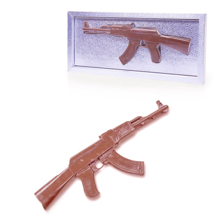 Шоколад молочный автомат Калашникова 505г