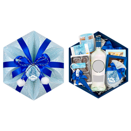 Подарочный набор: шоколад, драже, конфеты, орехи 505г