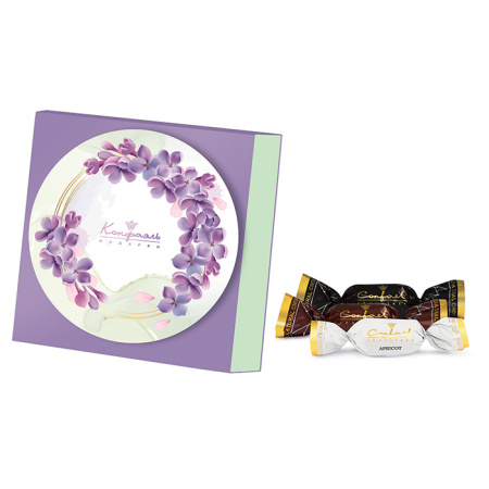 Конфеты сухофрукты в горьком шоколаде (финик, слива, абрикос)