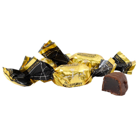 Мармелад черничный в горьком шоколаде 70г