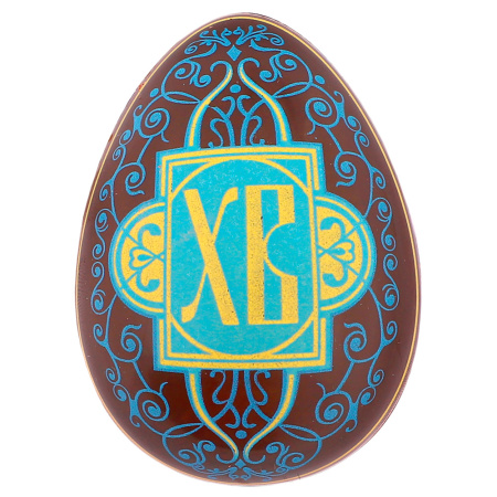 Яйцо из молочного шоколада с декором ХВ