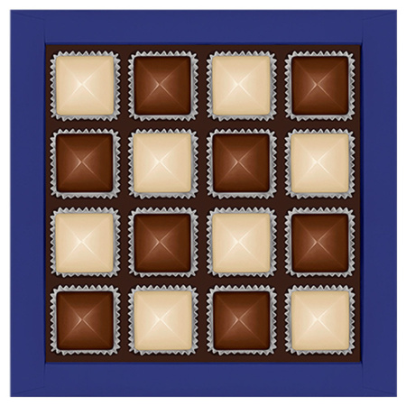 Шоколадные конфеты ассорти "С Днем шахтера"