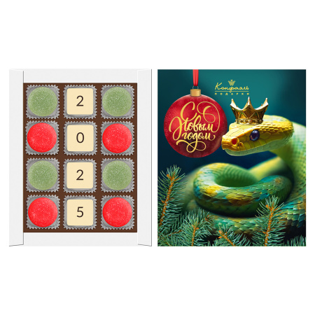 Набор фруктового мармелада и конфет 165г