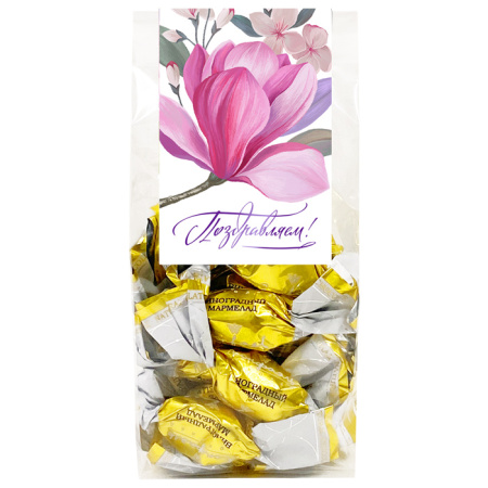 Набор с конфетами: ассорти, мармелад, варенье, чай Набор с конфетами: ассорти, мармелад, варенье, чай