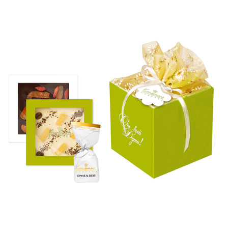 Набор суфле и безе в горьком шоколаде, шоколада