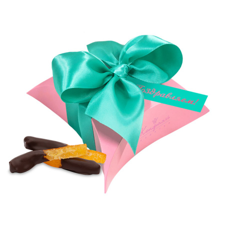 Набор цукатов из апельсиновых корочек в горьком шоколаде