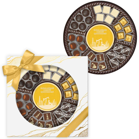 Набор цукатов, драже, шоколада "День нефтяника" 360г