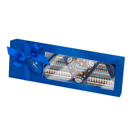 Подарочные конфеты глазированные горьким шоколадом "Суфле" (ванильное) 105г