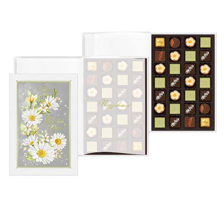 Книга средняя с конфетами ассорти и мармеладом