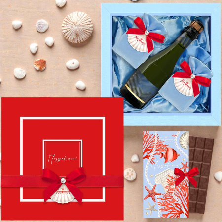 Набор: шоколад, драже