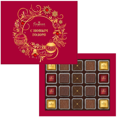 Шоколадные конфеты ассорти и суфле набор 170г