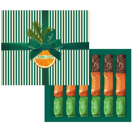 Яблочный мармелад и суфле, вишневый мармелад и суфле, апельсиновый мармелад и суфле в горьком шоколаде 270г