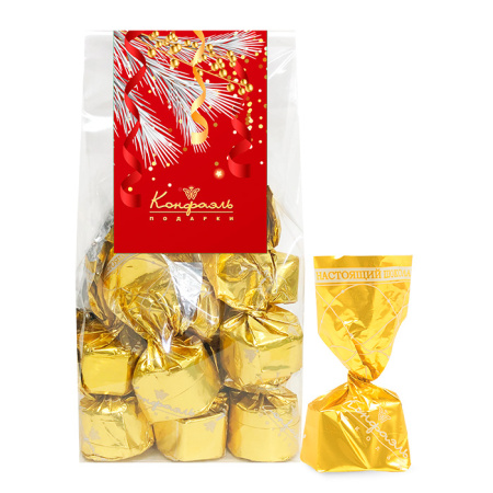 Шоколадные конфеты типа "Ассорти" с шоколадной начинкой 150г