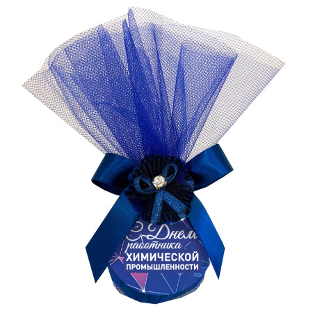 Конфета ванильное суфле и вишневый мармелад синяя 45г