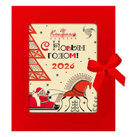 Шоколад белый открытка 100г