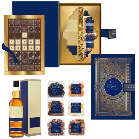 Шкатулка с конфетами: ассорти, сухофрукты, драже, цукаты, орех