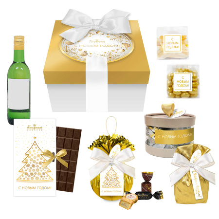 Набор шоколада и конфет: ассорти, суфле, драже, цукаты