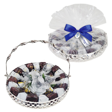 Корзина конфет суфле безе в шоколаде 290г