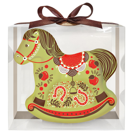 "Лошадка" скульптура шоколад яблочный 140г